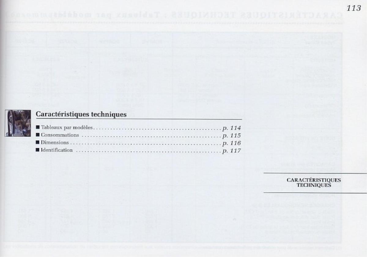 Peugeot 406 Coupe manuel du proprietaire / page 114