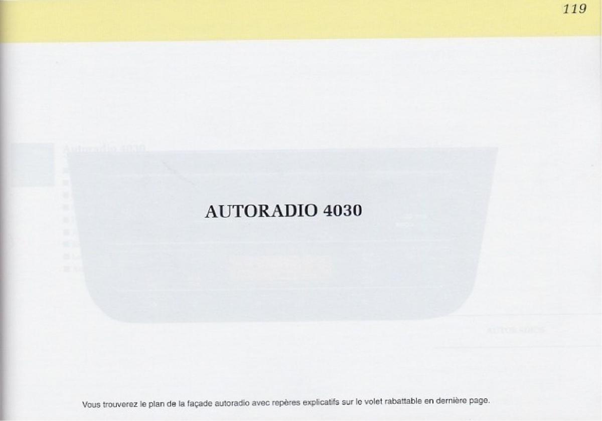 Peugeot 406 Coupe manuel du proprietaire / page 120