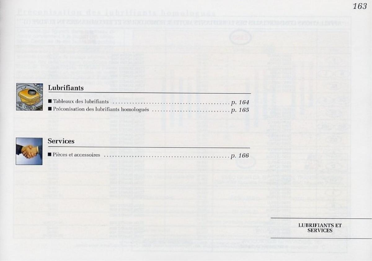 Peugeot 406 Coupe manuel du proprietaire / page 164