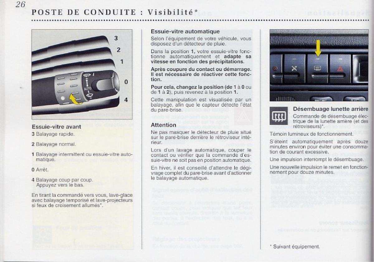 Peugeot 406 Coupe manuel du proprietaire / page 27