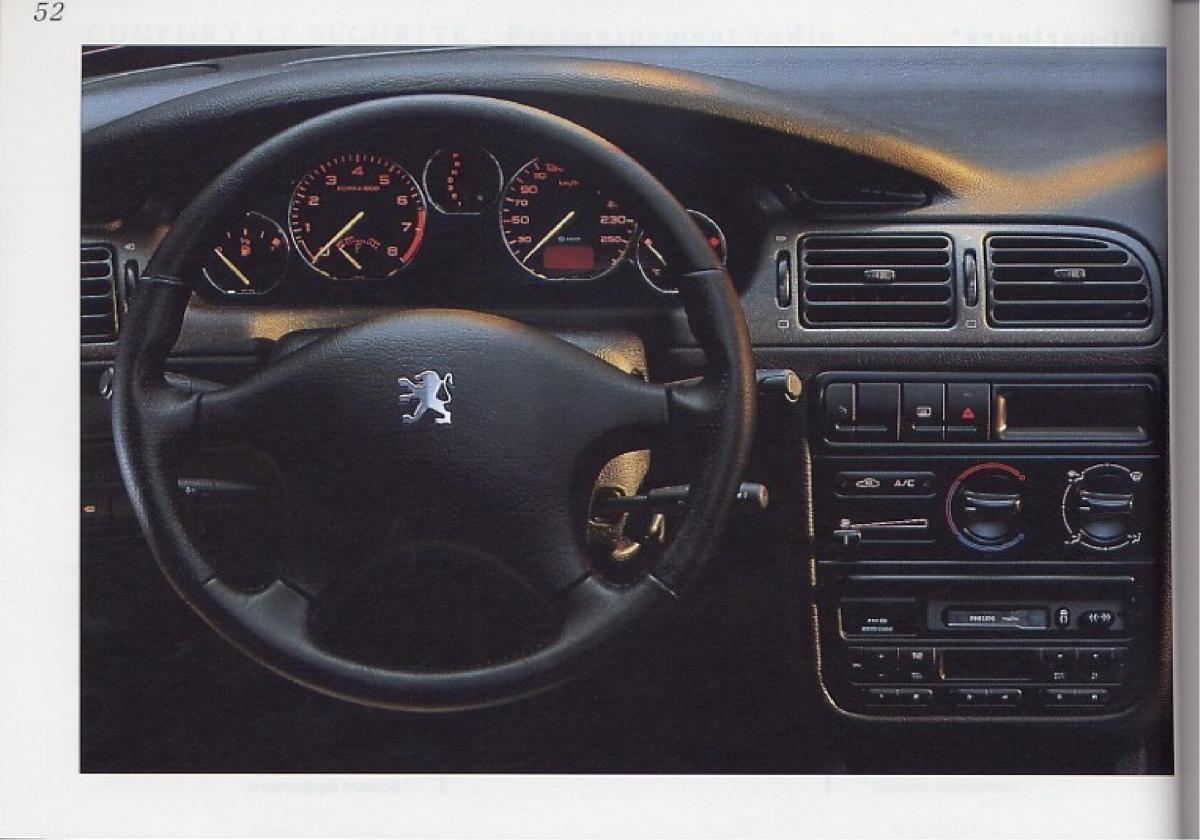 Peugeot 406 Coupe manuel du proprietaire / page 53