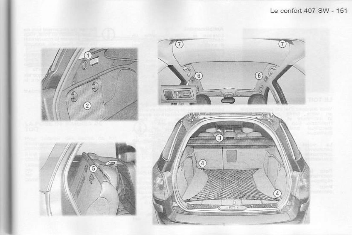 Peugeot 407 manuel du proprietaire / page 152