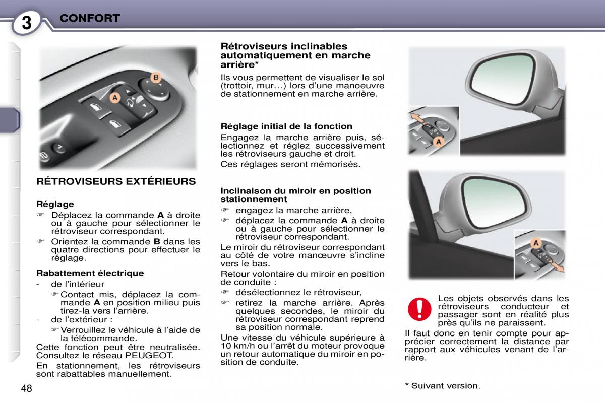 Peugeot 407 Coupe manuel du proprietaire / page 56