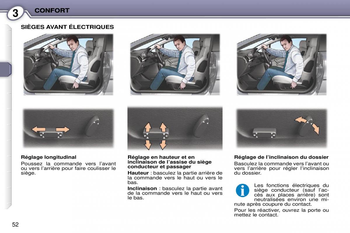 Peugeot 407 Coupe manuel du proprietaire / page 60