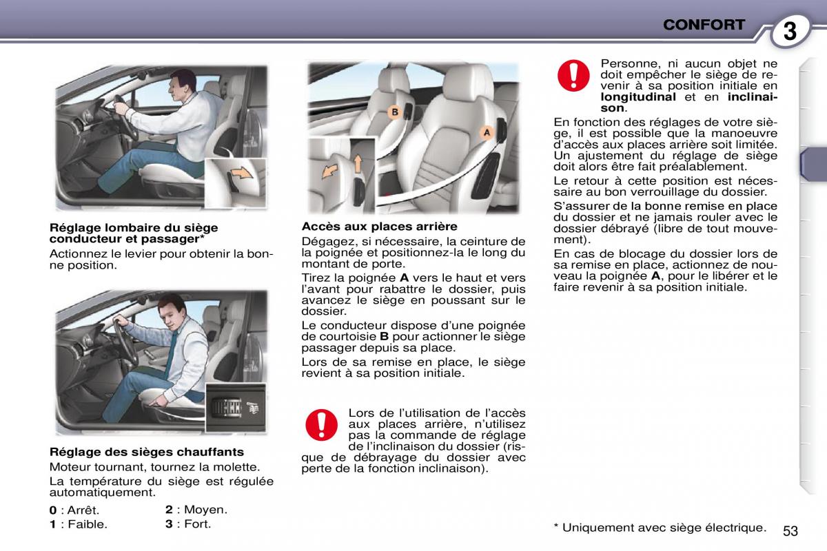 Peugeot 407 Coupe manuel du proprietaire / page 61