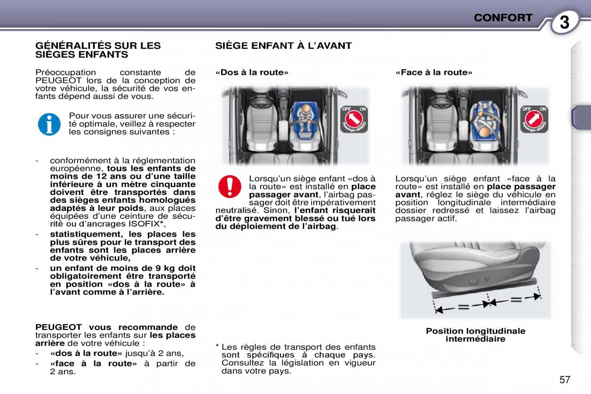 Peugeot 407 Coupe manuel du proprietaire / page 65