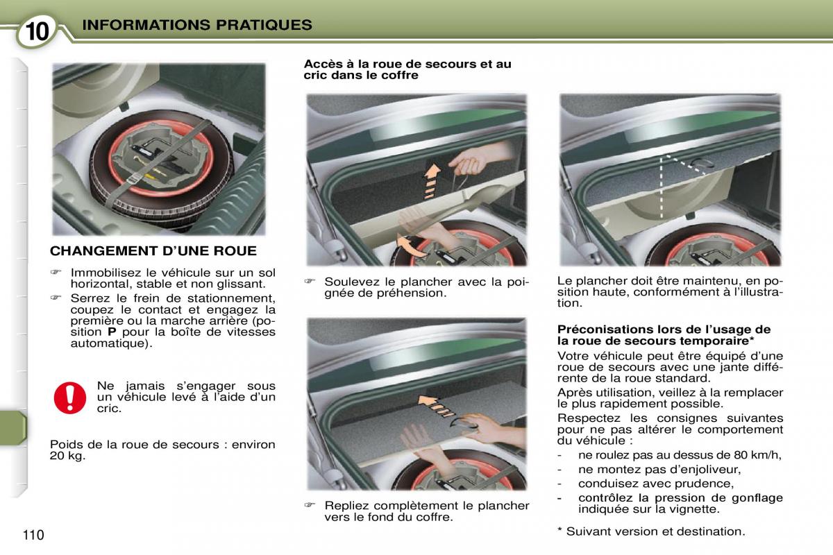 Peugeot 407 Coupe manuel du proprietaire / page 120