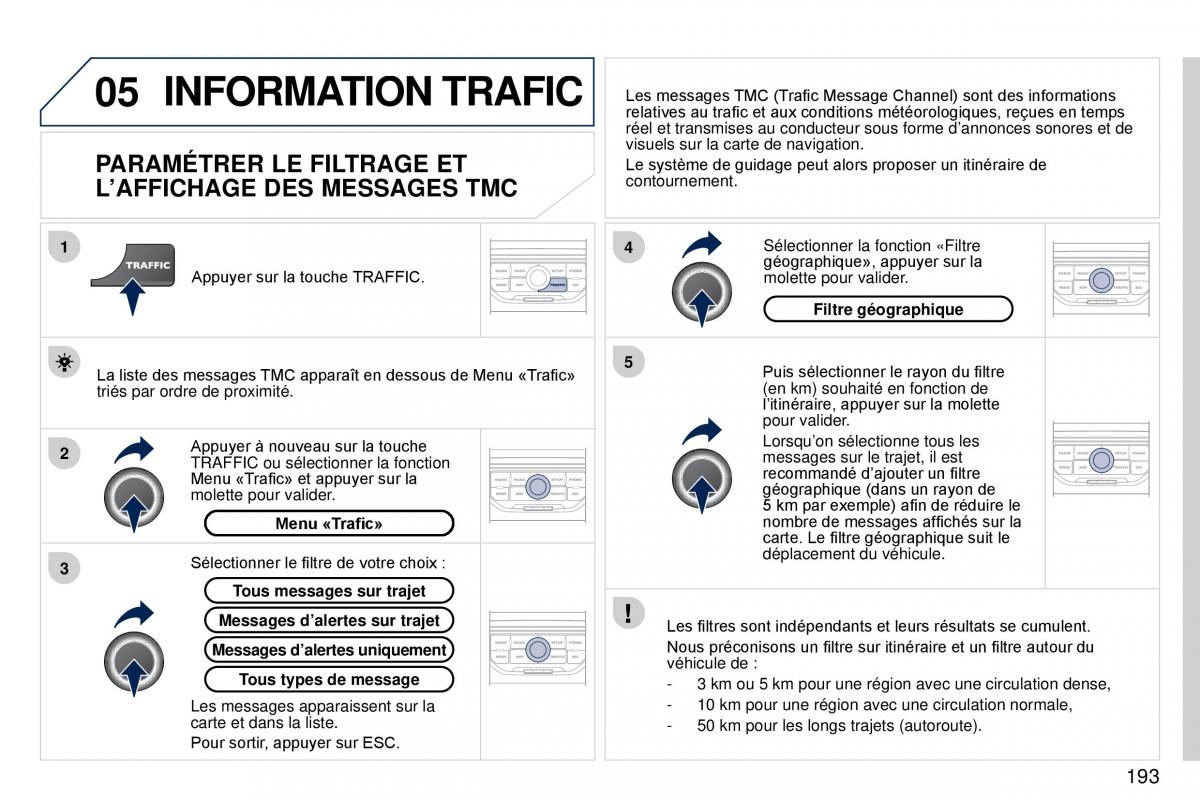 Peugeot 407 Coupe manuel du proprietaire / page 203