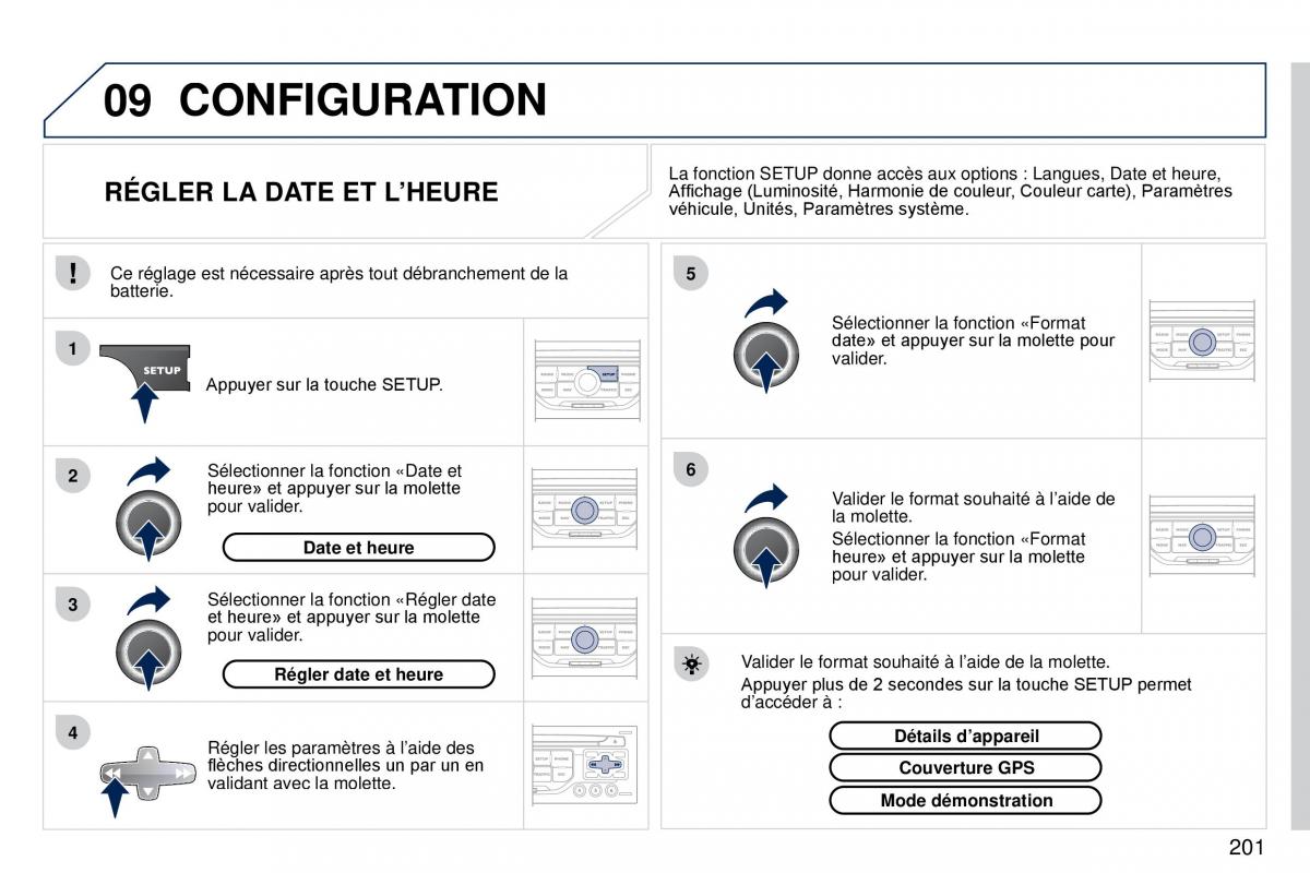 Peugeot 407 Coupe manuel du proprietaire / page 211