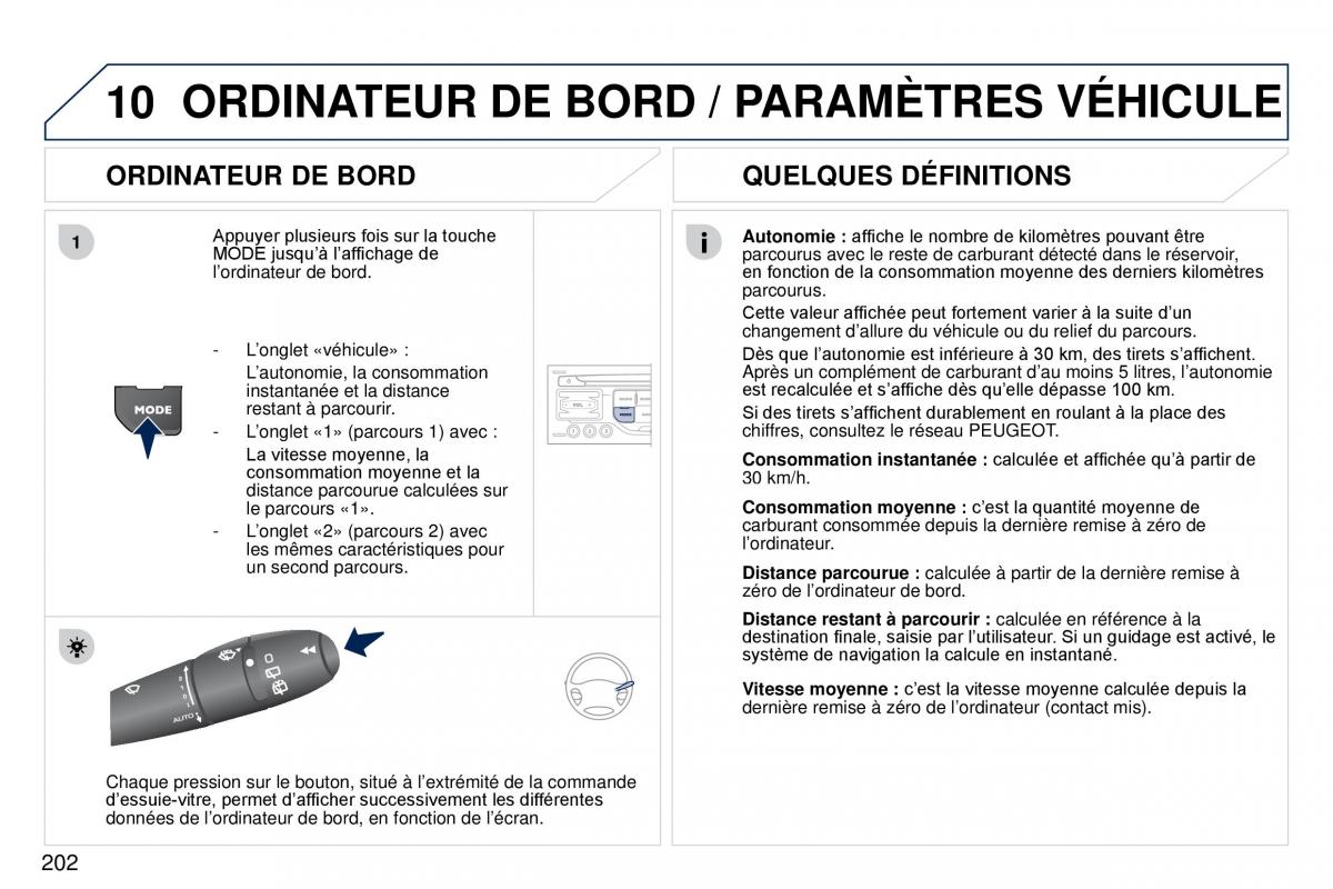 Peugeot 407 Coupe manuel du proprietaire / page 212