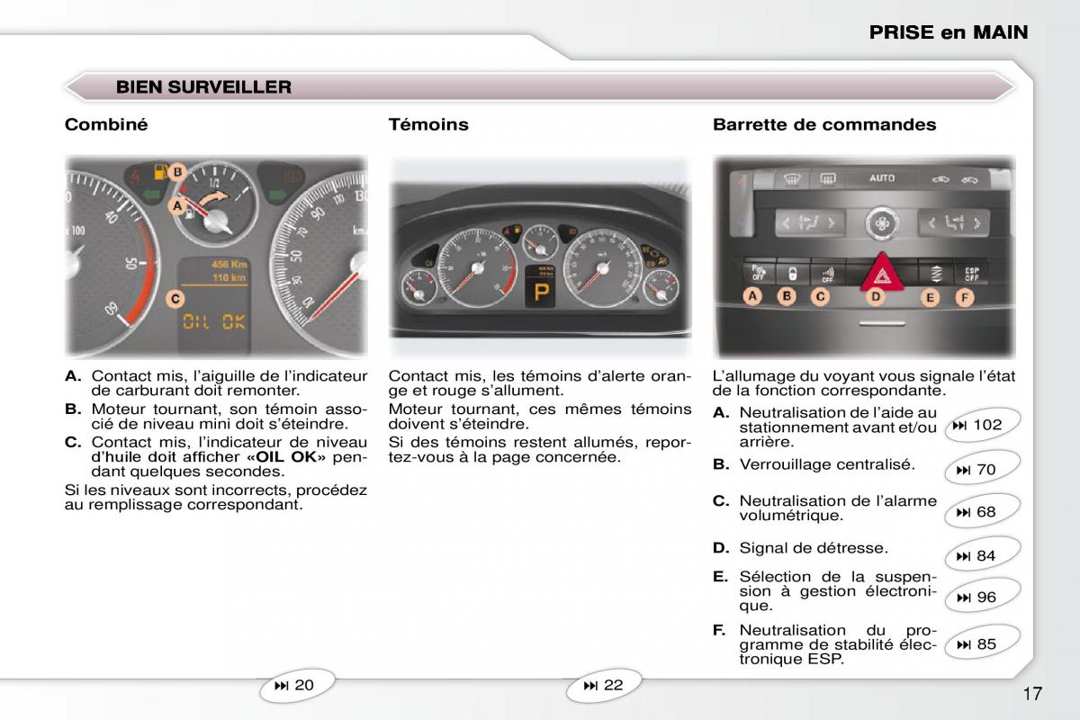 Peugeot 407 Coupe manuel du proprietaire / page 25