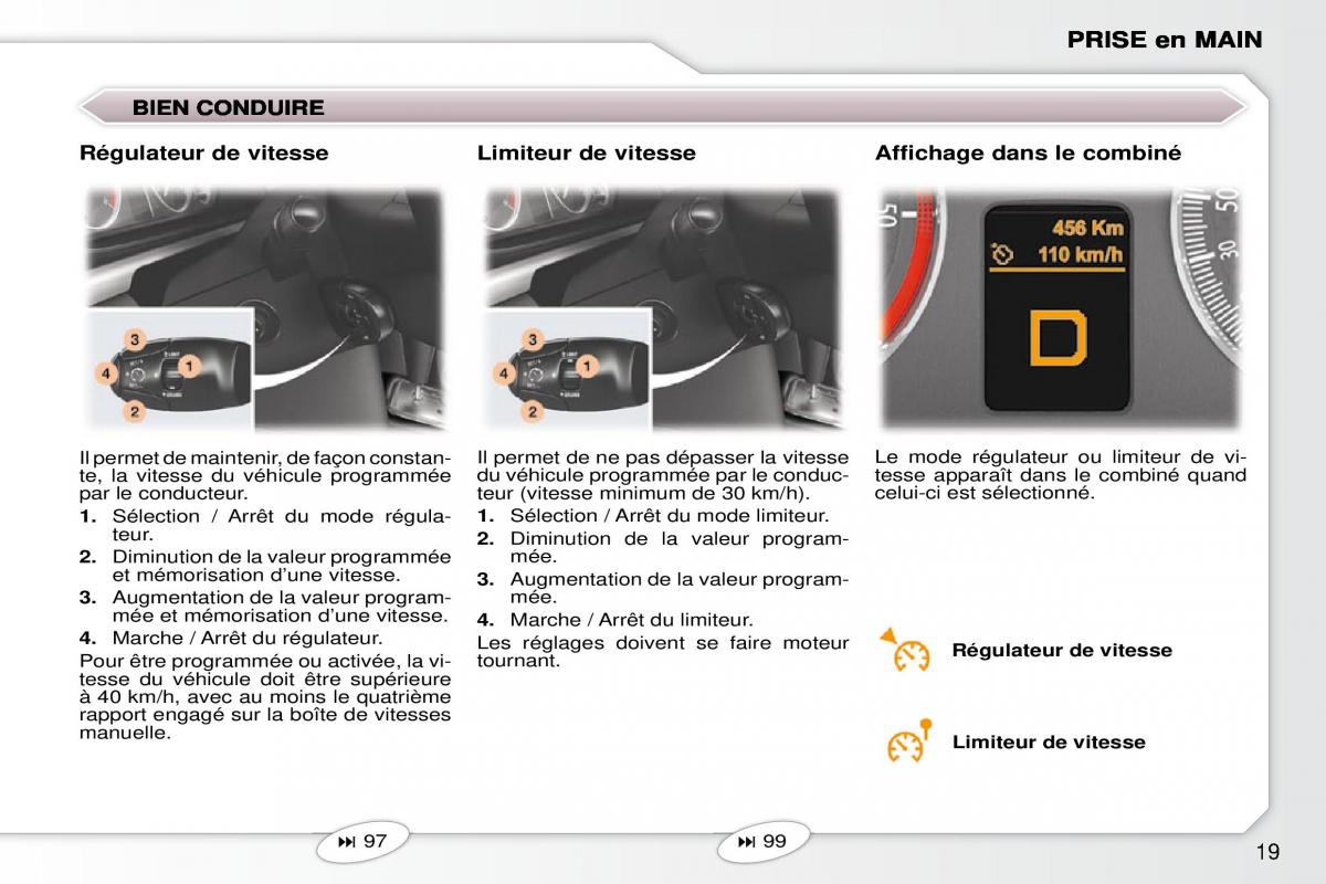 Peugeot 407 Coupe manuel du proprietaire / page 27