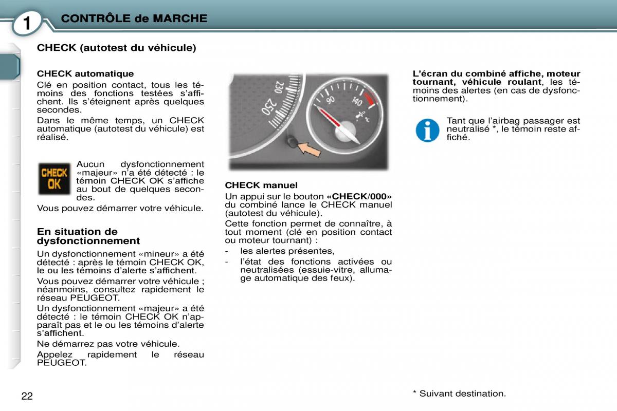 Peugeot 407 Coupe manuel du proprietaire / page 30