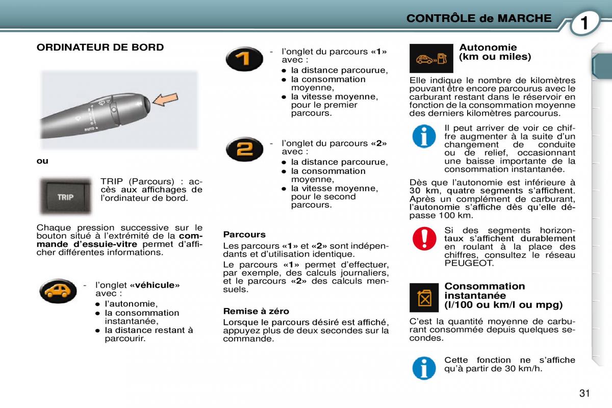 Peugeot 407 Coupe manuel du proprietaire / page 39