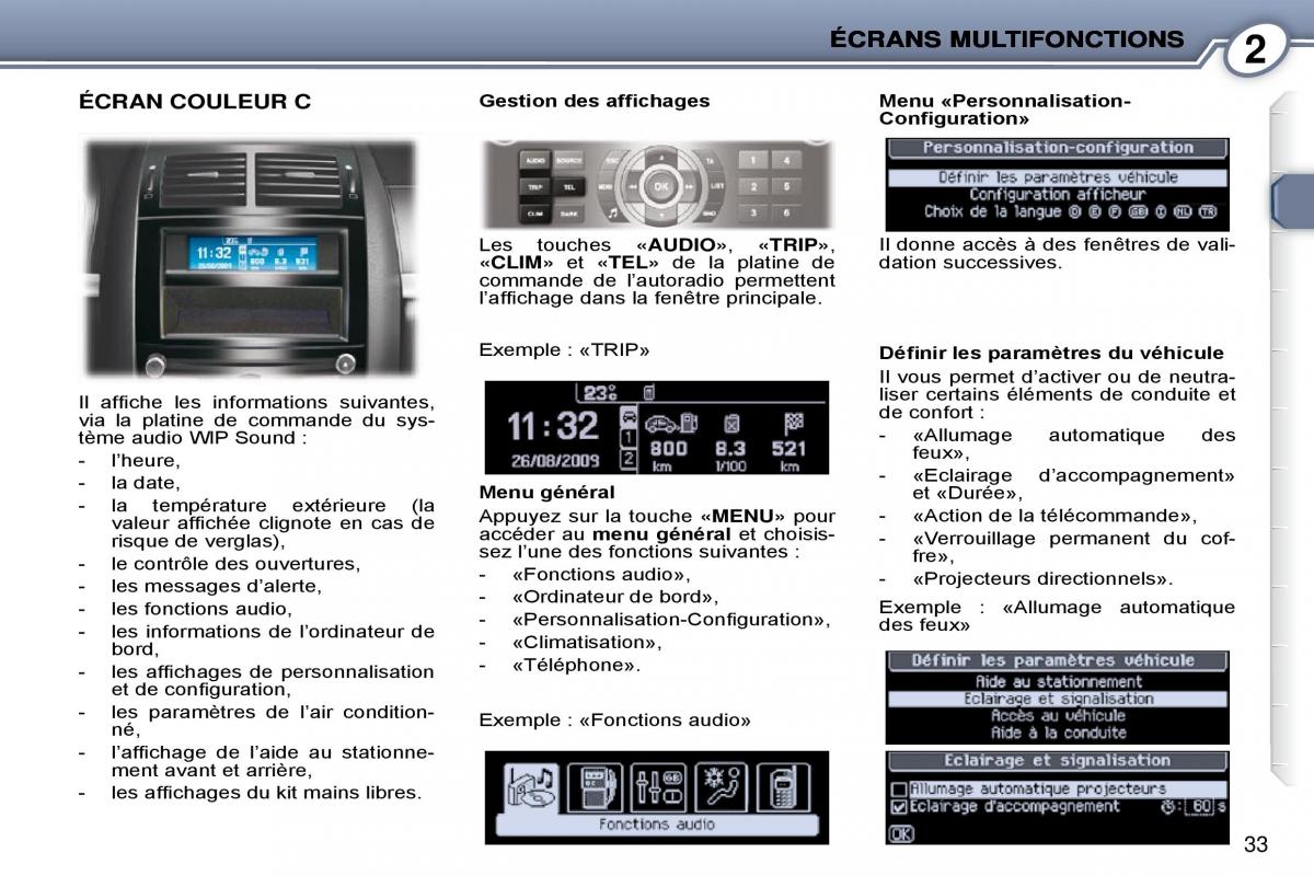 Peugeot 407 Coupe manuel du proprietaire / page 41