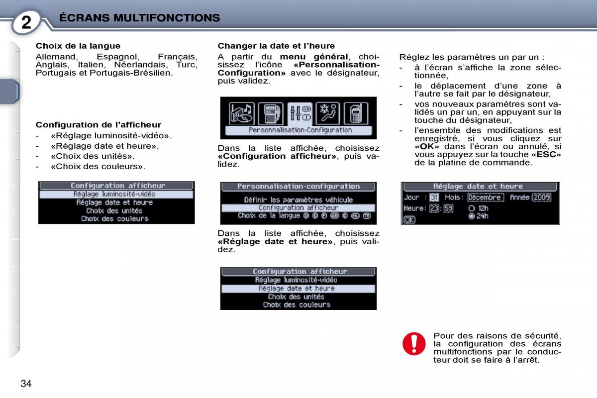 Peugeot 407 Coupe manuel du proprietaire / page 42