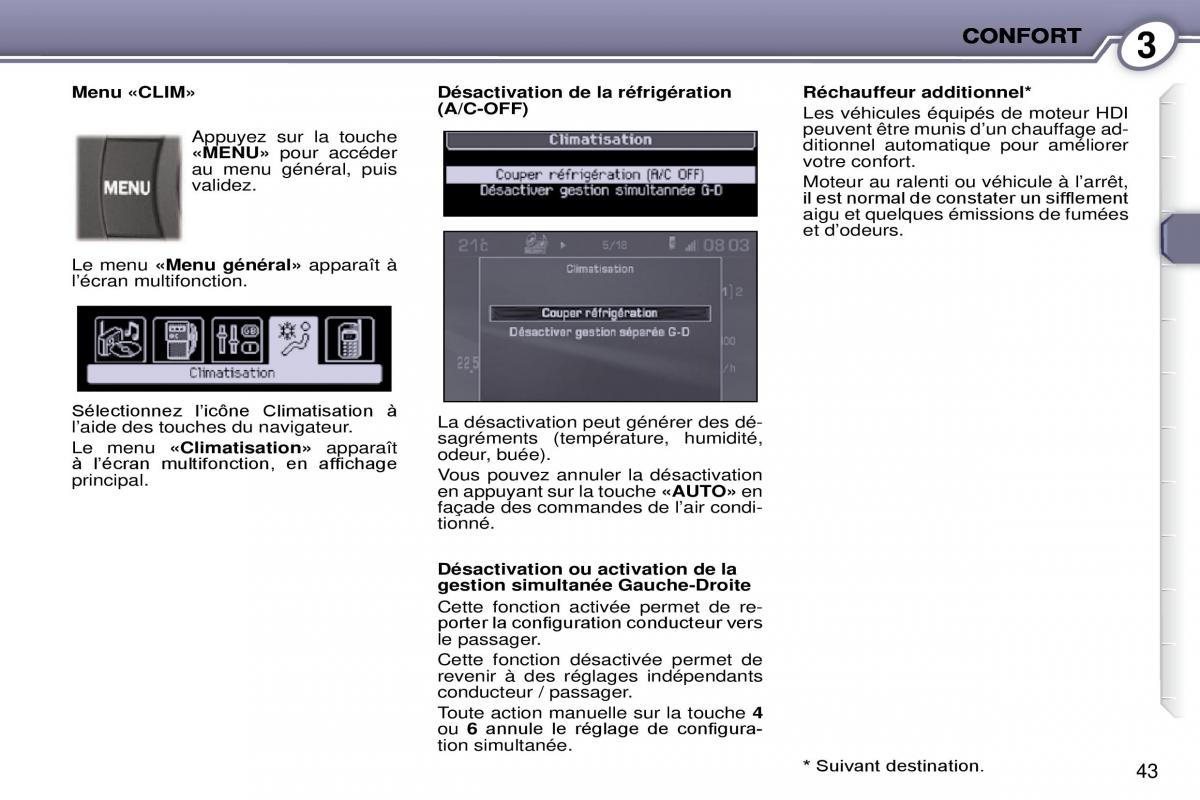 Peugeot 407 Coupe manuel du proprietaire / page 51