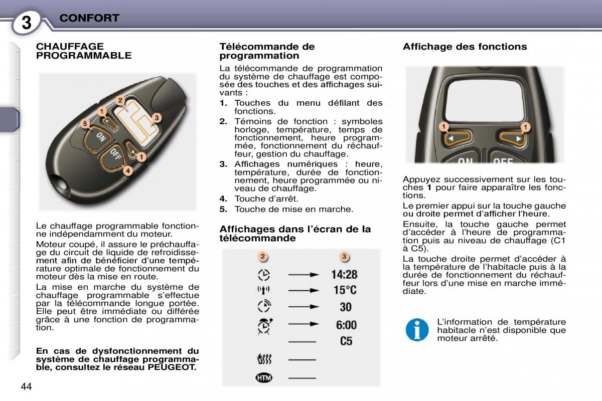 Peugeot 407 Coupe manuel du proprietaire / page 52