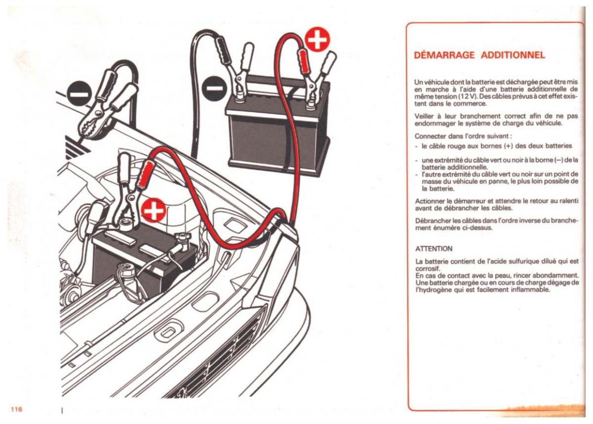 Peugeot 505 manuel du proprietaire / page 116