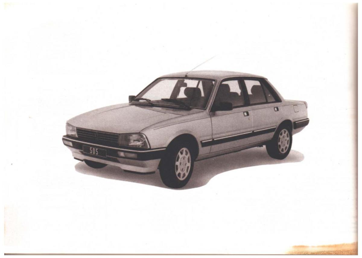 Peugeot 505 manuel du proprietaire / page 142