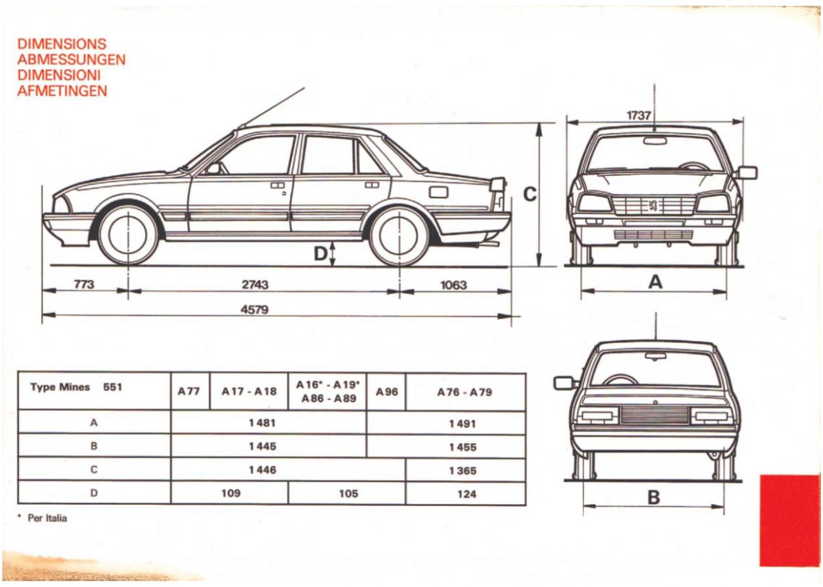 Peugeot 505 manuel du proprietaire / page 143