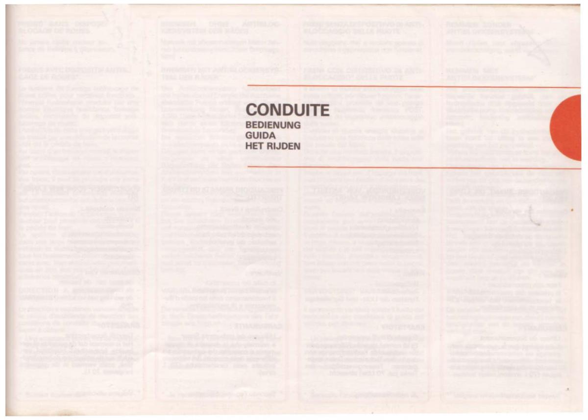 Peugeot 505 manuel du proprietaire / page 49