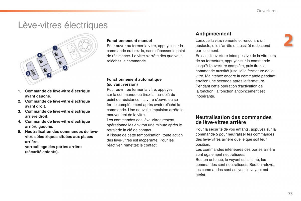 Peugeot 508 FL manuel du proprietaire / page 75