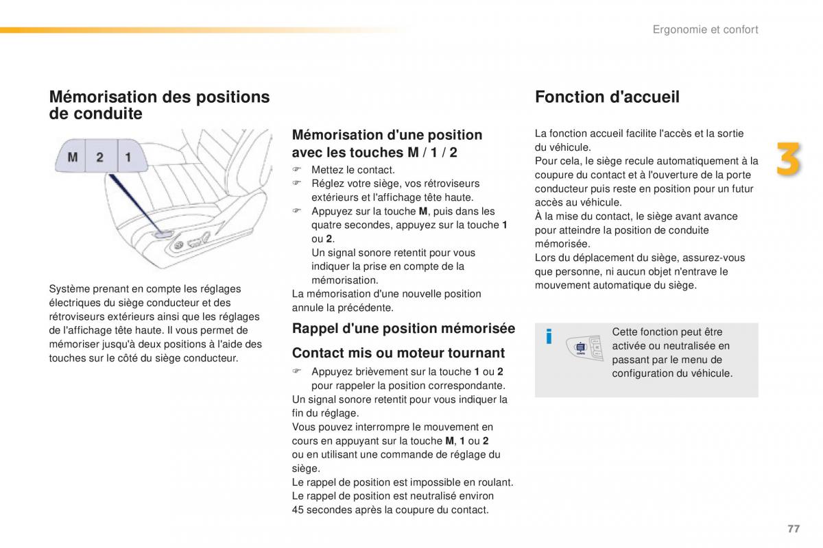 Peugeot 508 FL manuel du proprietaire / page 79