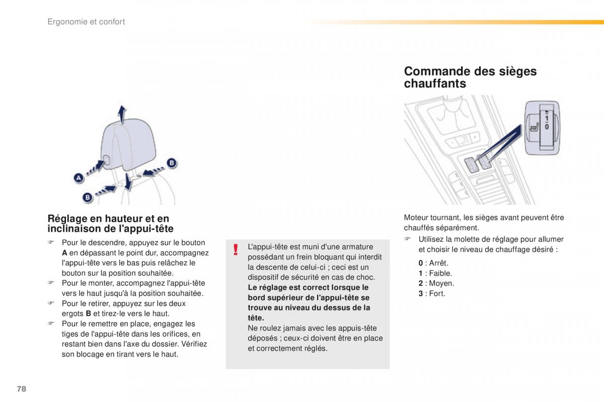 Peugeot 508 FL manuel du proprietaire / page 80