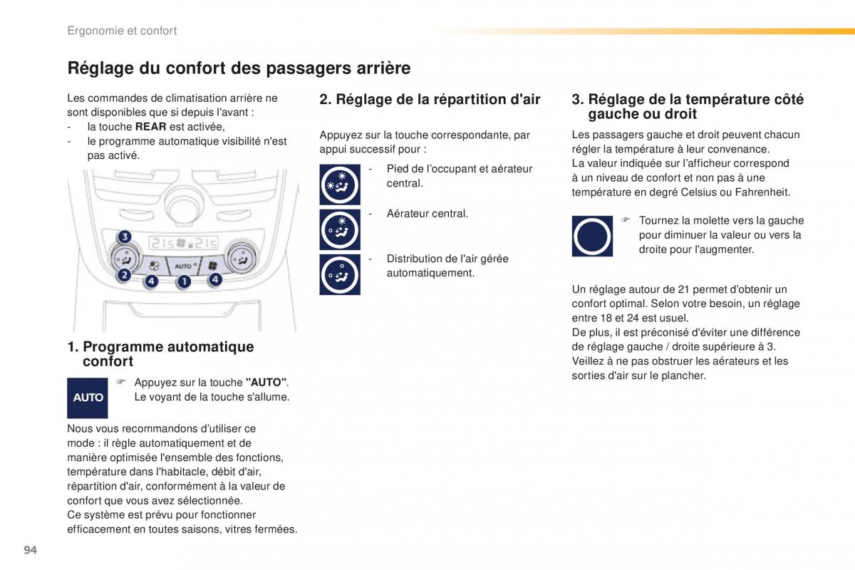 Peugeot 508 FL manuel du proprietaire / page 96