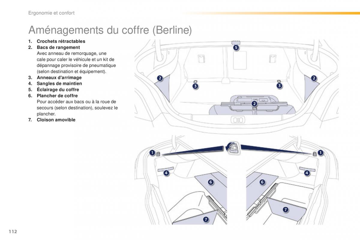 Peugeot 508 FL manuel du proprietaire / page 114