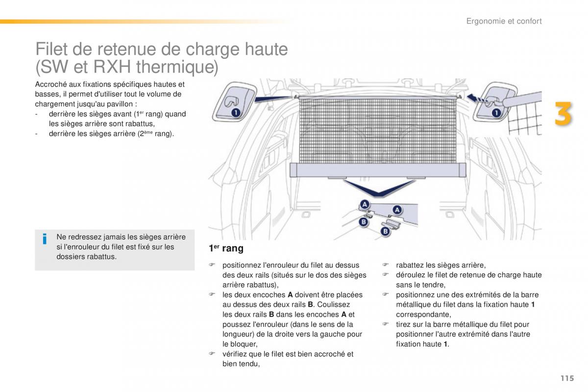 Peugeot 508 FL manuel du proprietaire / page 117