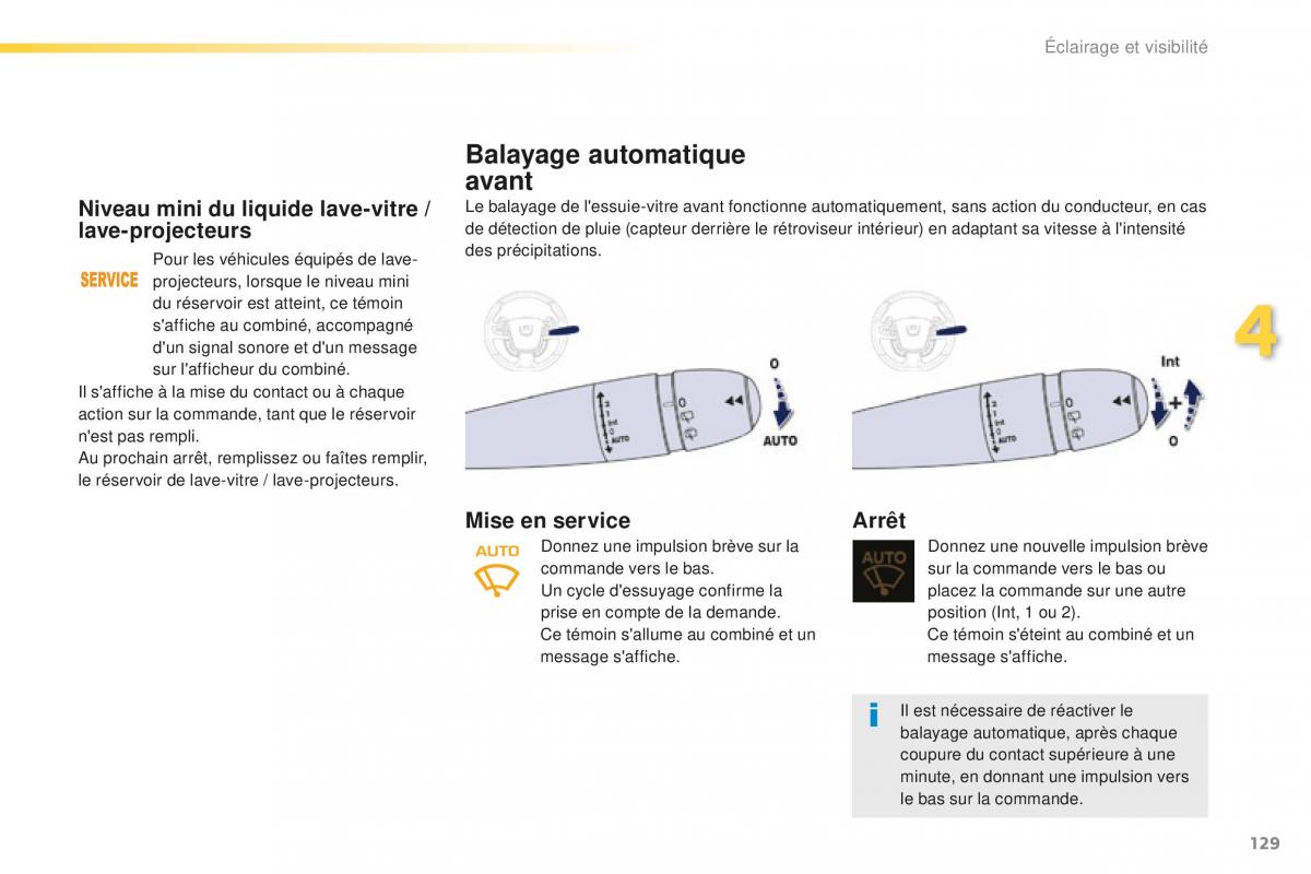 Peugeot 508 FL manuel du proprietaire / page 131