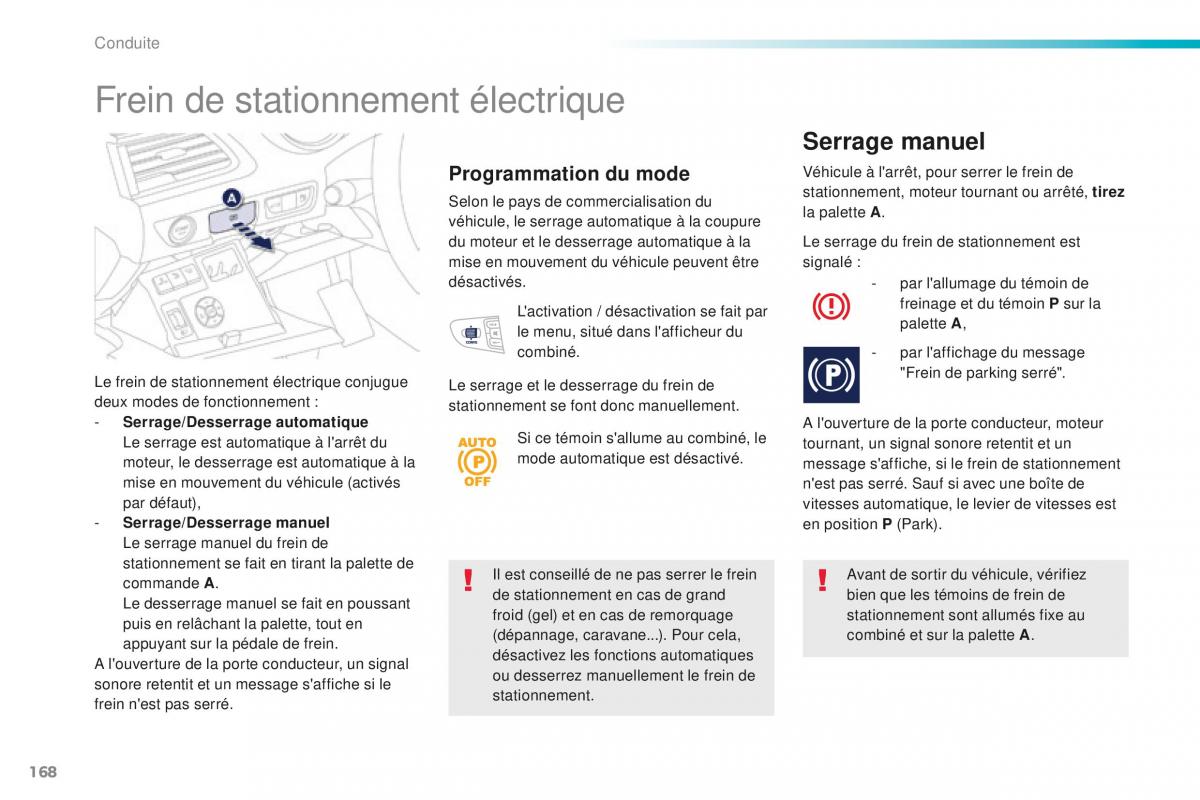 Peugeot 508 FL manuel du proprietaire / page 170