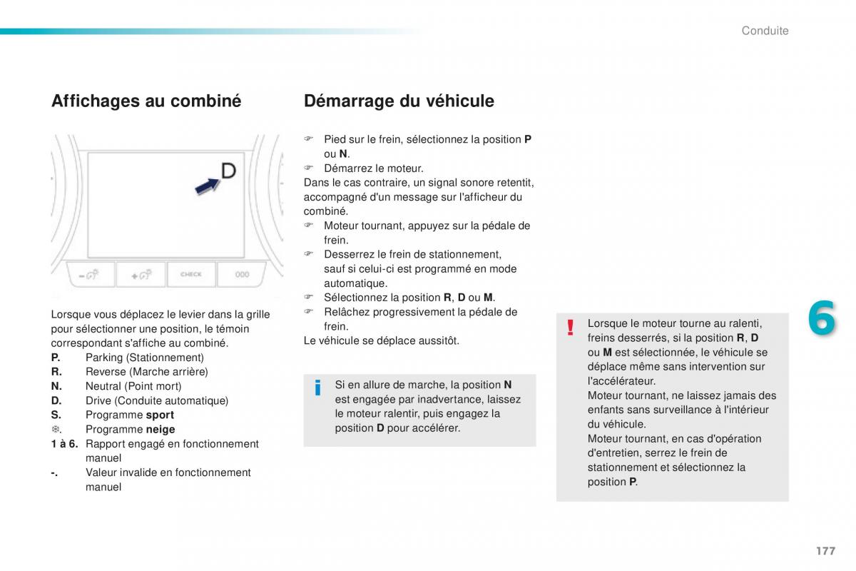 Peugeot 508 FL manuel du proprietaire / page 179