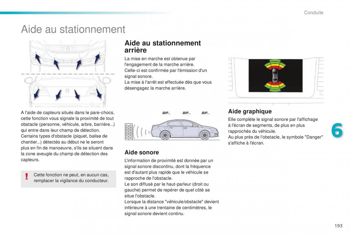 Peugeot 508 FL manuel du proprietaire / page 195