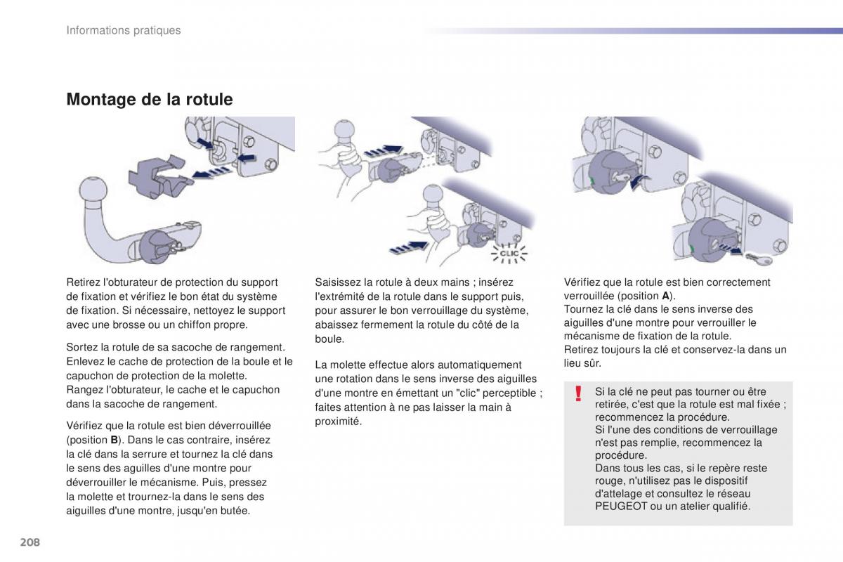 Peugeot 508 FL manuel du proprietaire / page 210