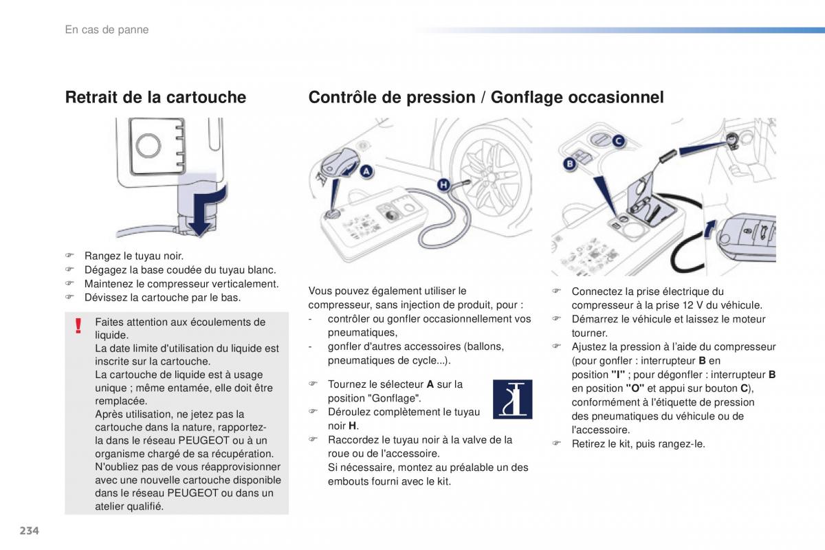 Peugeot 508 FL manuel du proprietaire / page 236