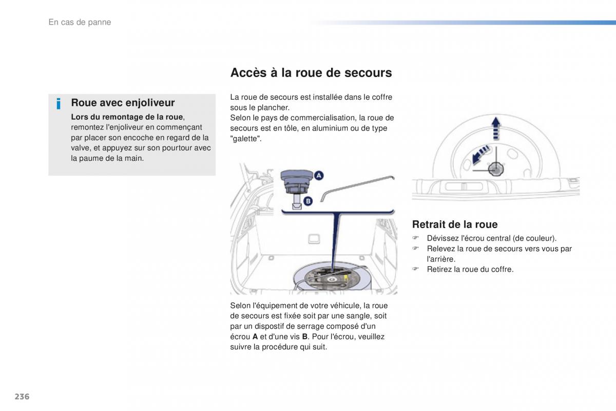 Peugeot 508 FL manuel du proprietaire / page 238