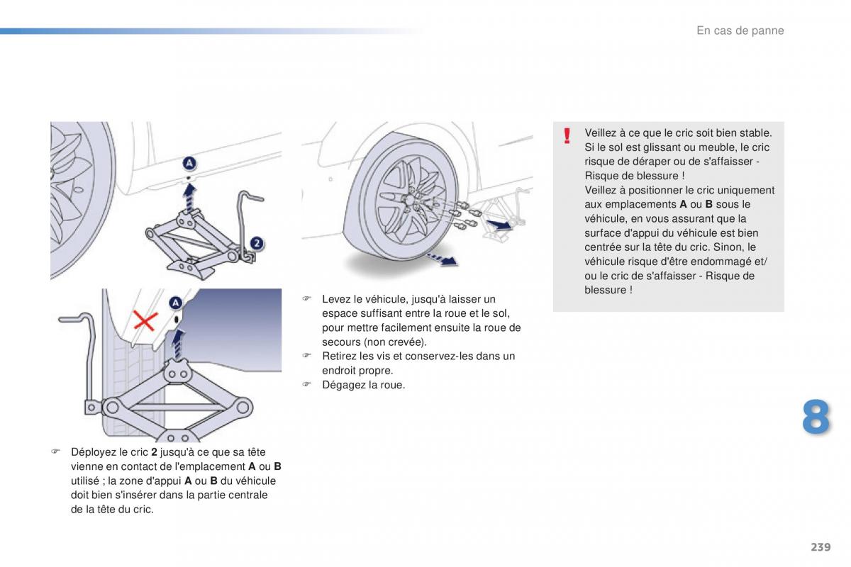 Peugeot 508 FL manuel du proprietaire / page 241