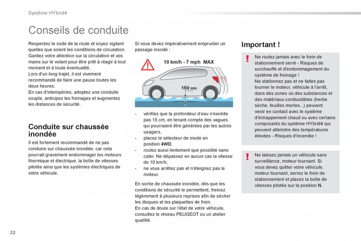 Peugeot 508 RXH Hybrid manuel du proprietaire / page 24