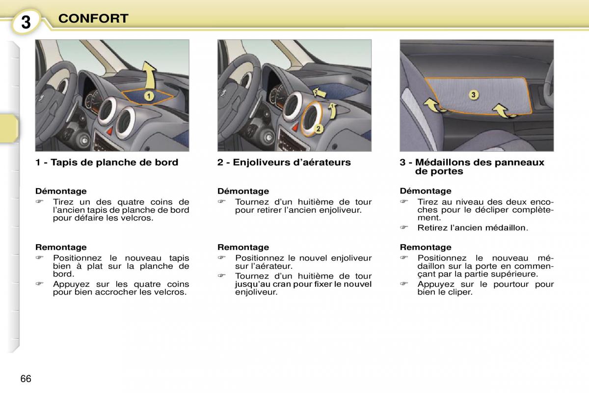 Peugeot 1007 manuel du proprietaire / page 72