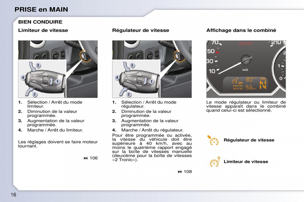 Peugeot 1007 manuel du proprietaire / page 22