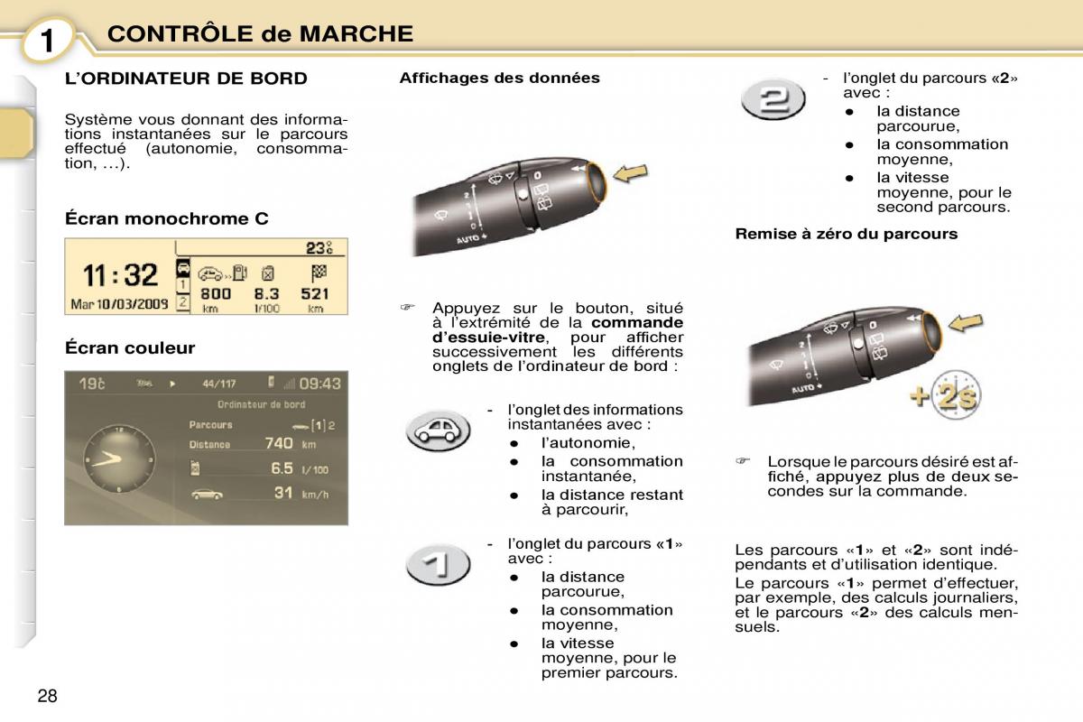 Peugeot 1007 manuel du proprietaire / page 34