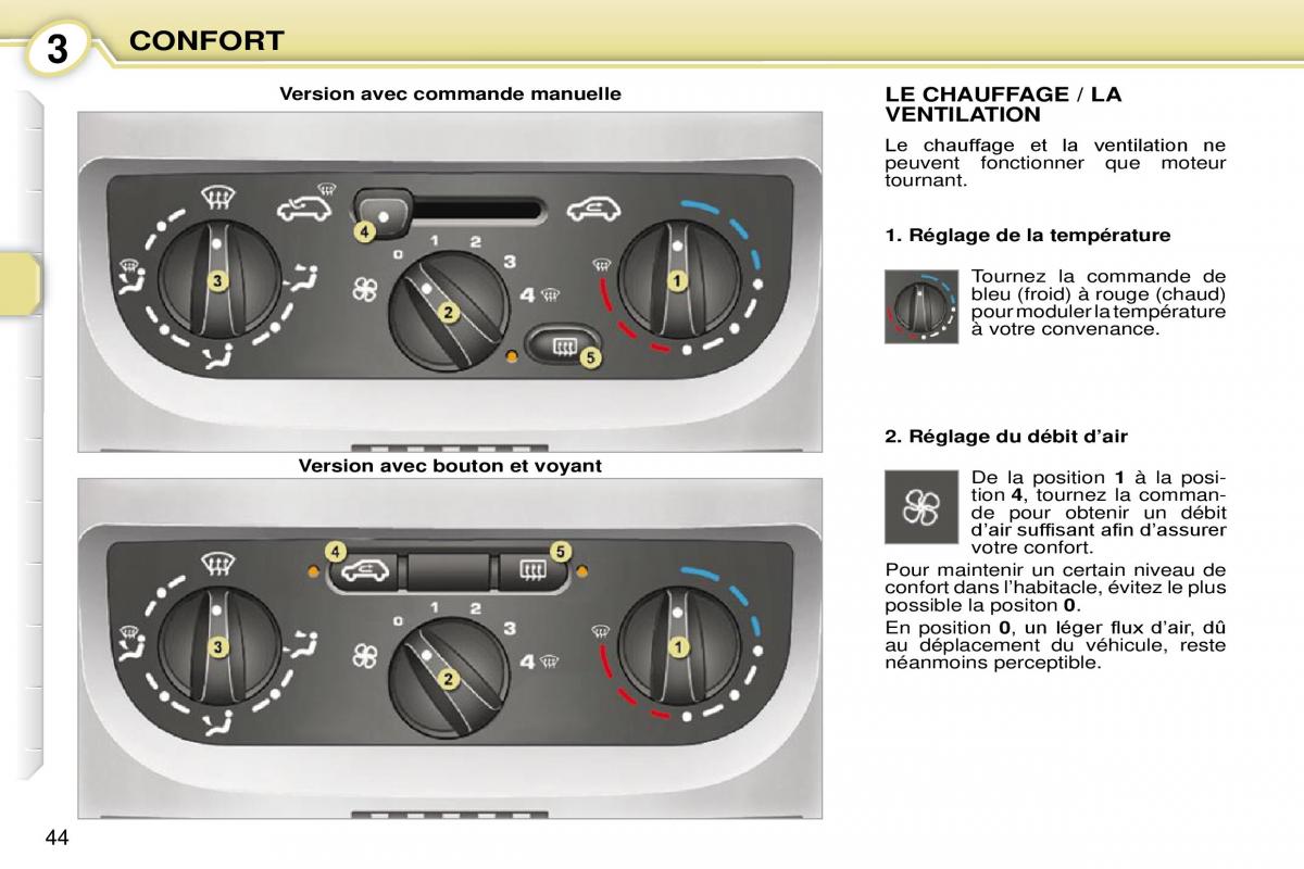 Peugeot 1007 manuel du proprietaire / page 50