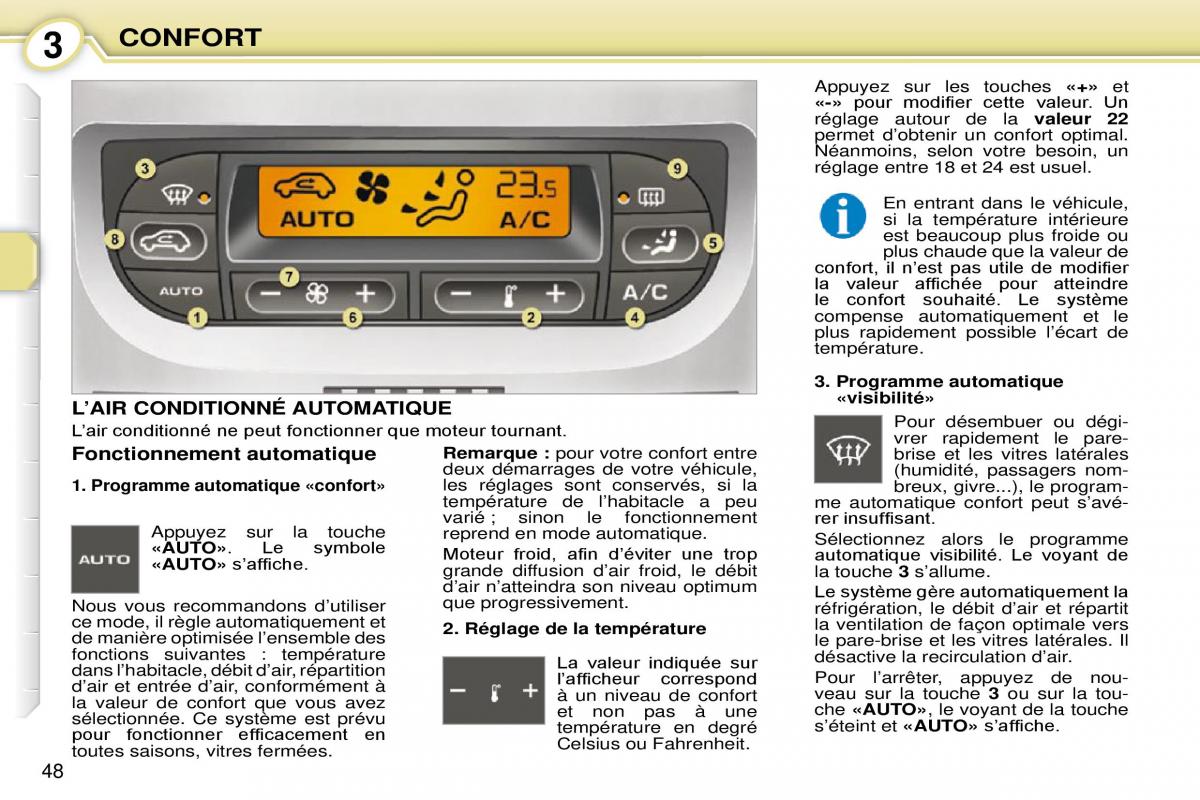 Peugeot 1007 manuel du proprietaire / page 54