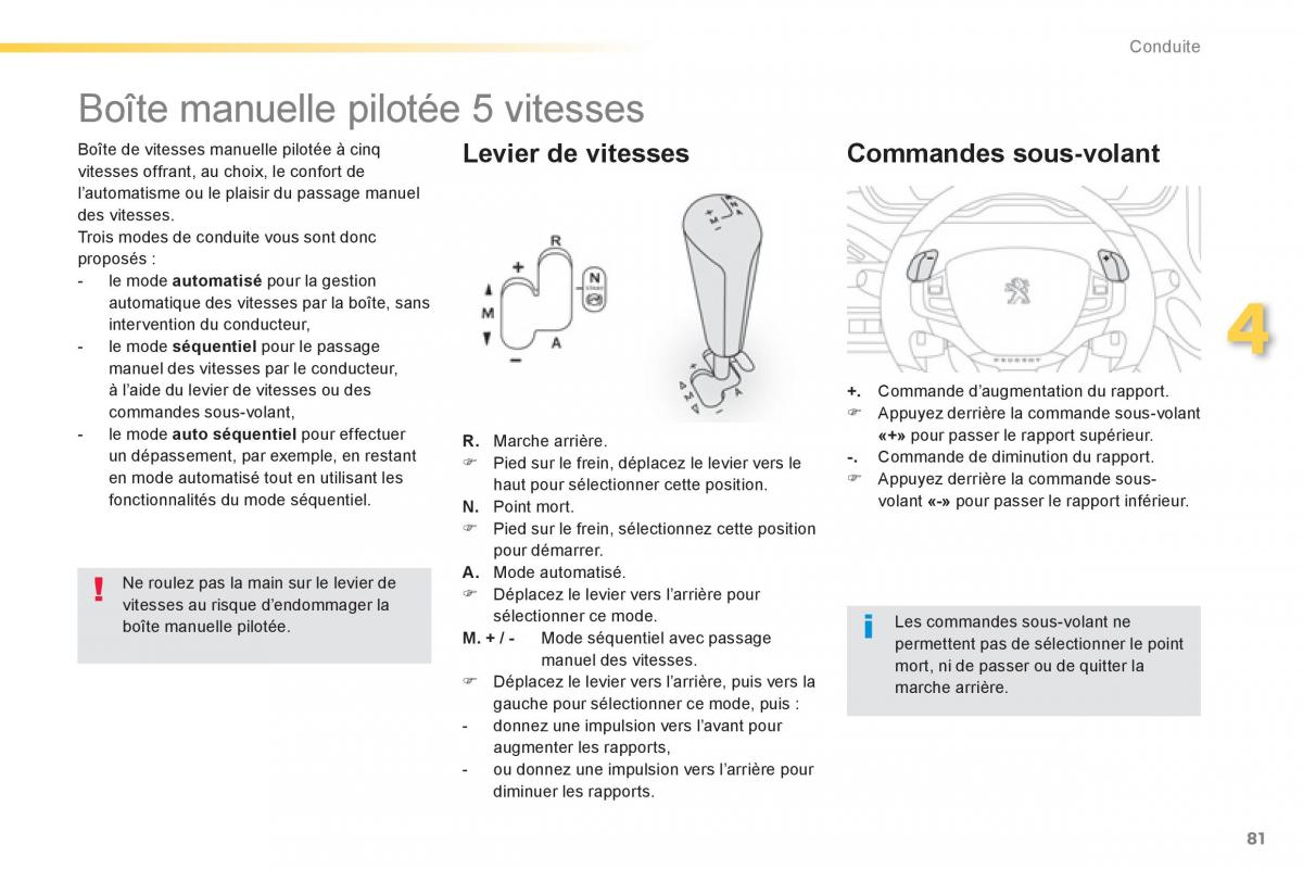 Peugeot 2008 manuel du proprietaire / page 83