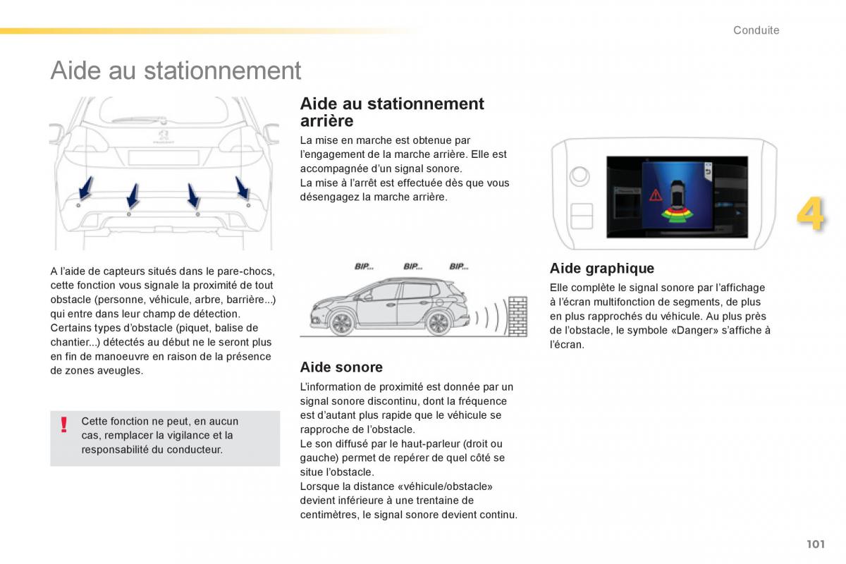 Peugeot 2008 manuel du proprietaire / page 103