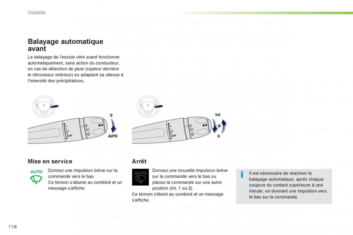 Peugeot 2008 manuel du proprietaire / page 120