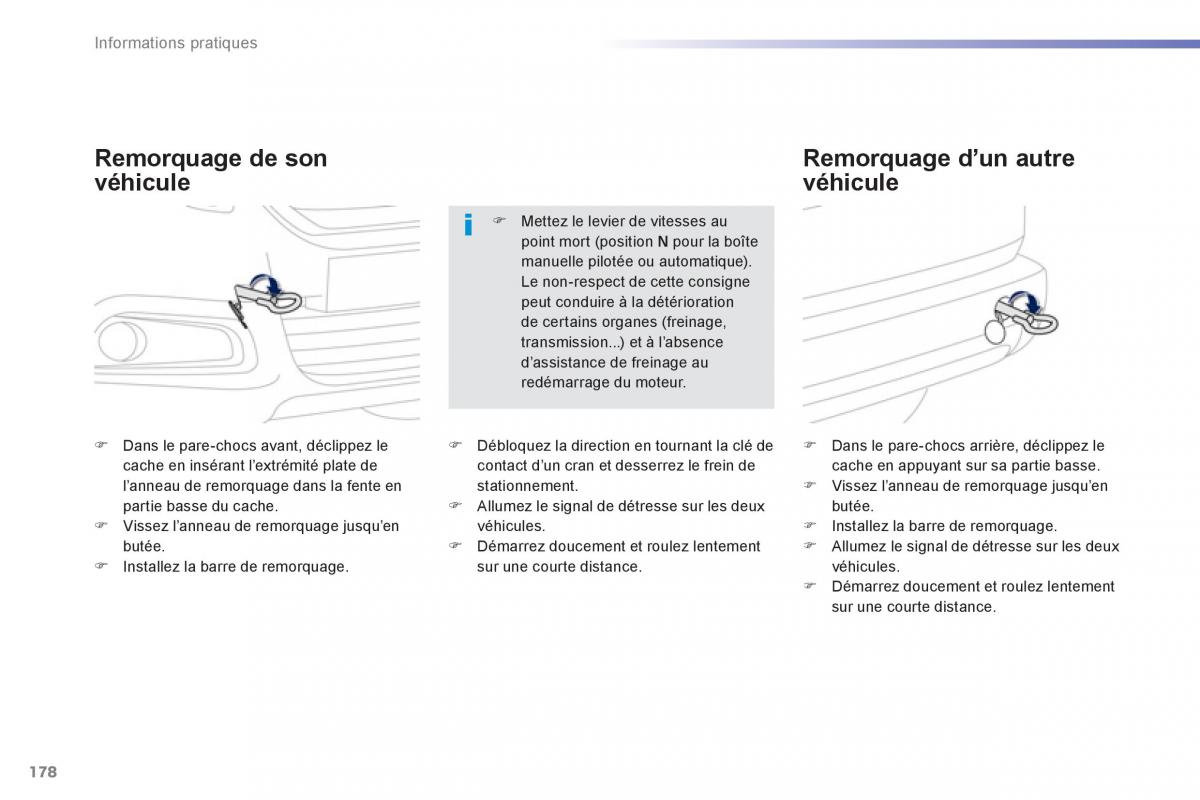 Peugeot 2008 manuel du proprietaire / page 180